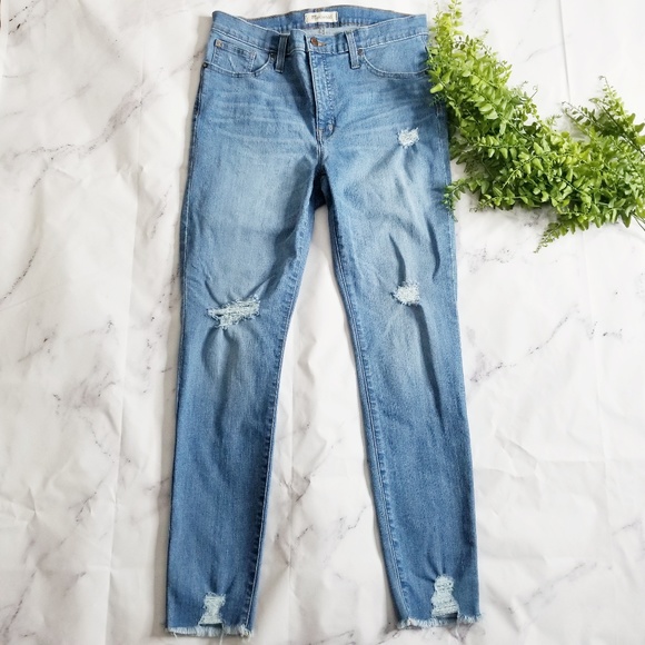Madewell Denim - Madewell | Ontario Wash 9" High Rise Skinny Jeans